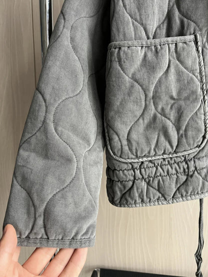 Kuschelige Winterjacke Damen | Stylische Übergangsjacke mit praktischen Taschen