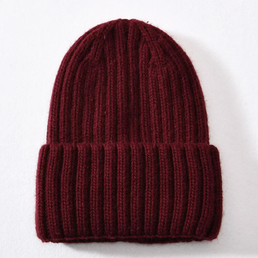 Gerippte Strickmütze Unisex | Stylisch warm durch Herbst & Winter