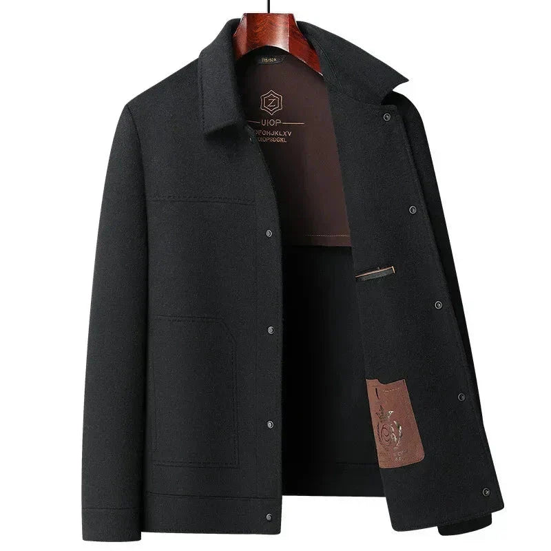 Klassische Strukturierte Herren Übergangsjacke – Stilvoll, Vielseitig & Alltagstauglich