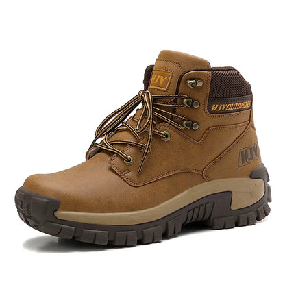 Halston | Herren High-Top Outdoor Boots Rutschfest & Robust für Wandern & Arbeit
