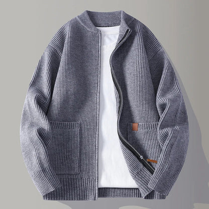 Herren Strickjacke mit Modernem Reißverschluss | Stilvoll, bequem und vielseitig