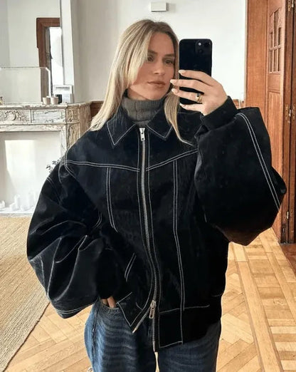 Damen Oversize-Jacke | Stylischer Statement-Look & Lässiger Komfort