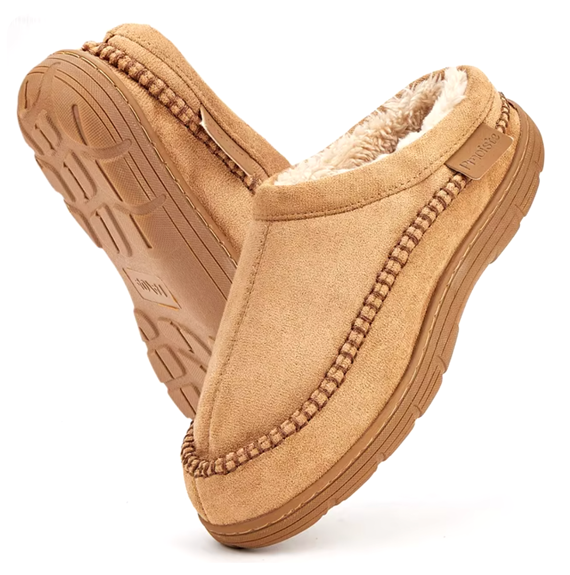 Carmichael | Herren Memory Foam Hausschuhe mit Warmfutter & rutschfester Sohle