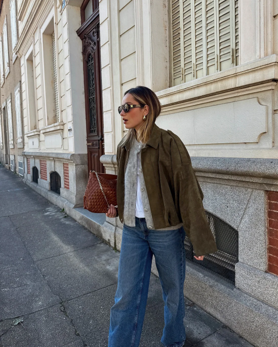 Oversized Velours Damenjacke | Luxuriöser Komfort & Lässiger Chic
