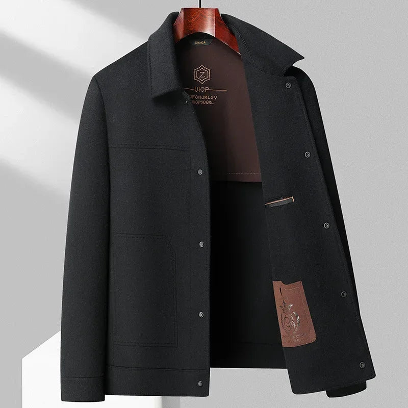 Klassische Strukturierte Herren Übergangsjacke – Stilvoll, Vielseitig & Alltagstauglich