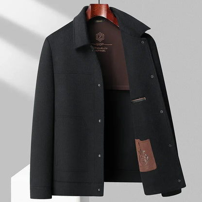 Klassische Strukturierte Herren Übergangsjacke – Stilvoll, Vielseitig & Alltagstauglich