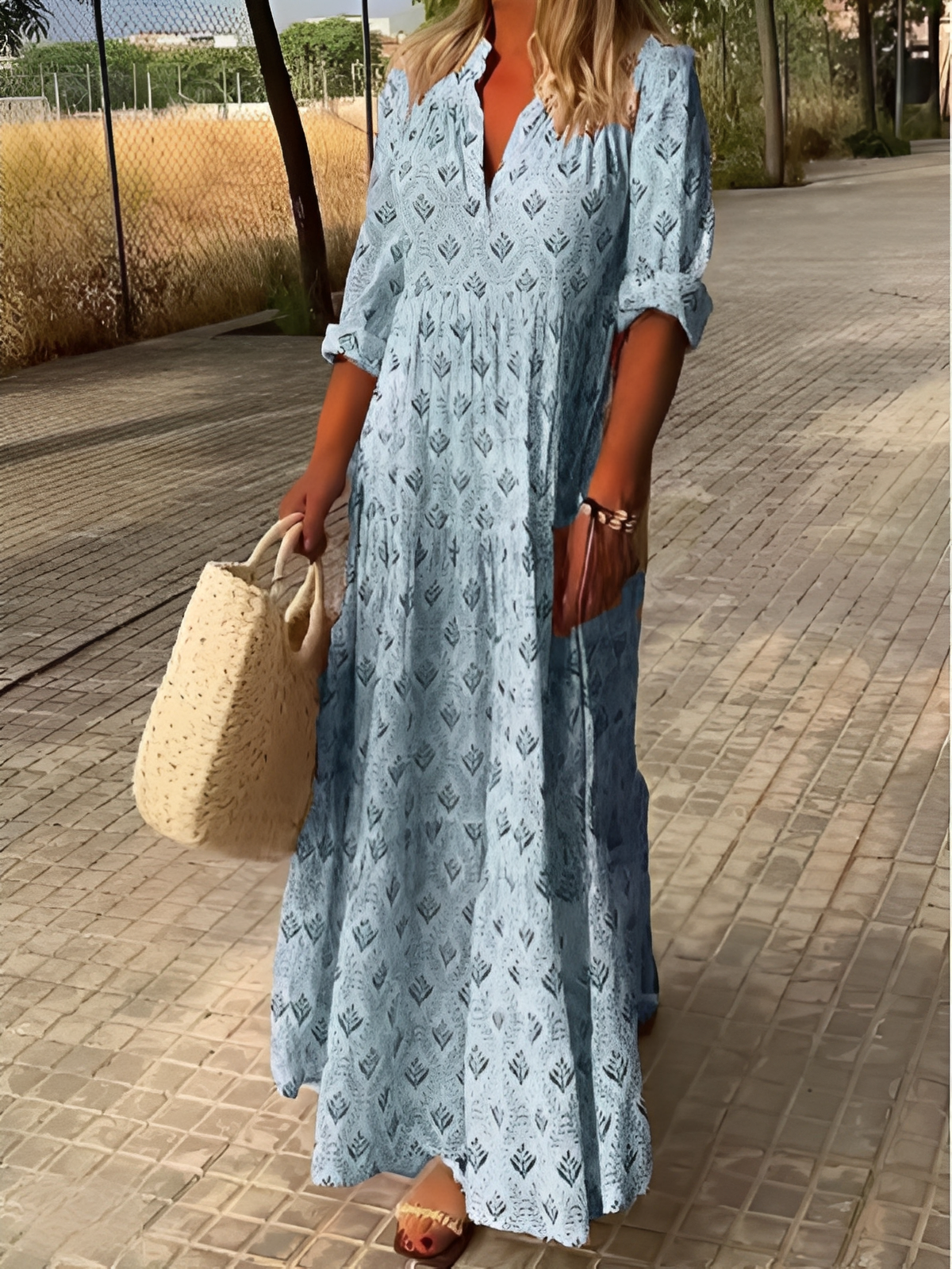 Damen Maxikleid – Luftiges Sommerkleid für entspannte Looks
