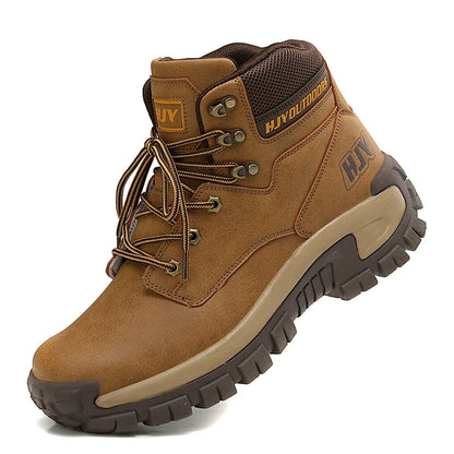 Halston | Herren High-Top Outdoor Boots Rutschfest & Robust für Wandern & Arbeit