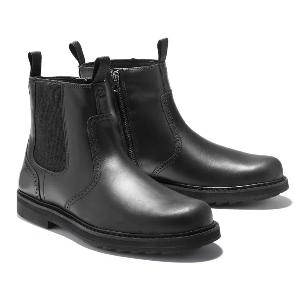 Pembroke | Herren Chelsea Boots mit Seitlichem Reißverschluss & Elastischem Einsatz