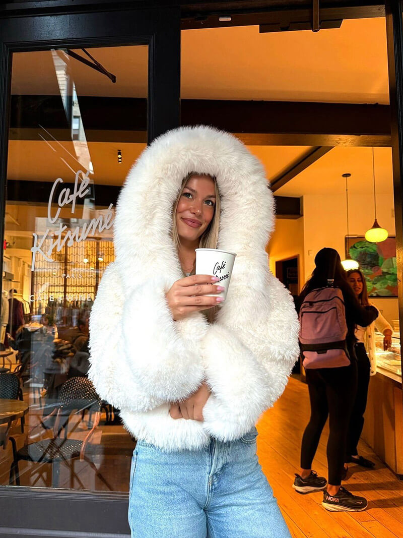 Kuschelige Oversize Felljacke Damen – Warm, Stylisch & Modern für Kalte Tage