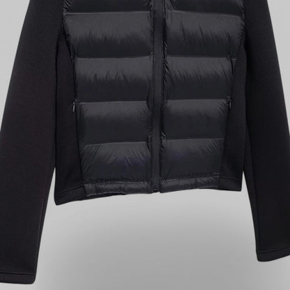 Lieselora | Damen Leichte Steppjacke mit Kapuze & Reißverschluss – Stilvolle Übergangsjacke mit Kordelzug