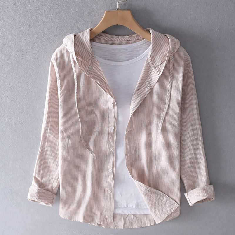 Leichte Jacke mit Kapuze und Knopfleiste – Lässig, Komfortabel & Vielseitig