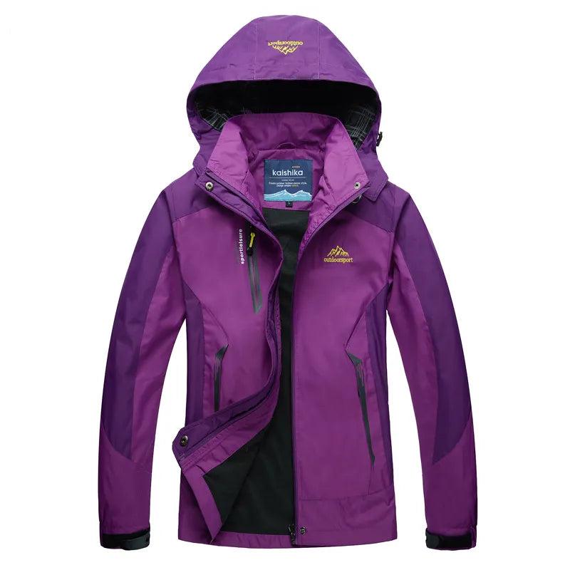 Perrine | Damen Windbreaker Jacke wasserdicht mit Kapuze & sportlichem Design