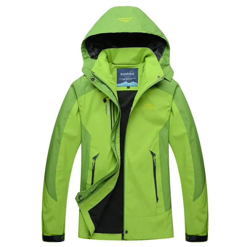 Perrine | Damen Windbreaker Jacke wasserdicht mit Kapuze & sportlichem Design