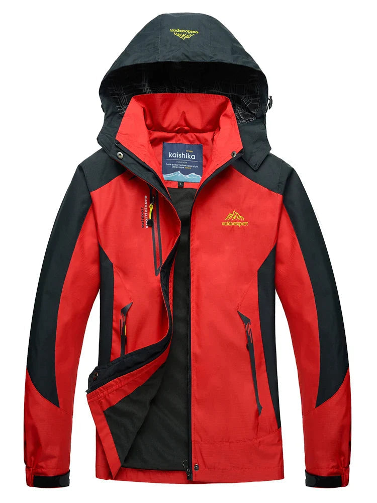 Perrine | Damen Windbreaker Jacke wasserdicht mit Kapuze & sportlichem Design