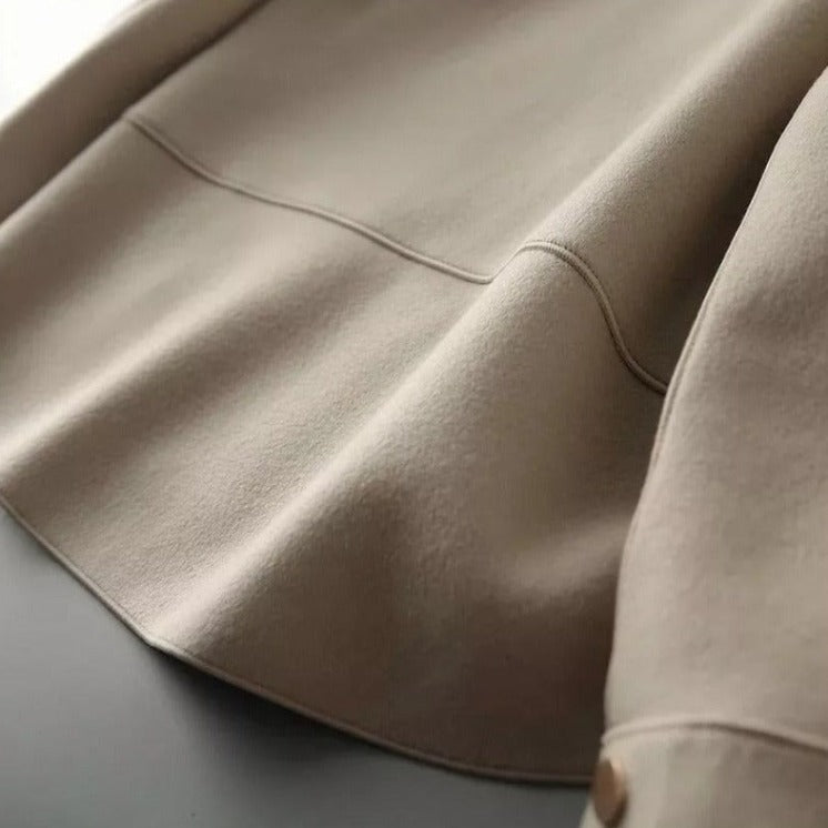 Agelisse | Damen Baumwolljacke mit Reverskragen, Knopfverschluss & Lockerem Fit, Chic & Zeitlos