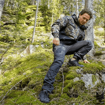 Taktische Herrenhose mit Mehrzweck-Taschen | Robuste Outdoor- & Arbeits-Hose