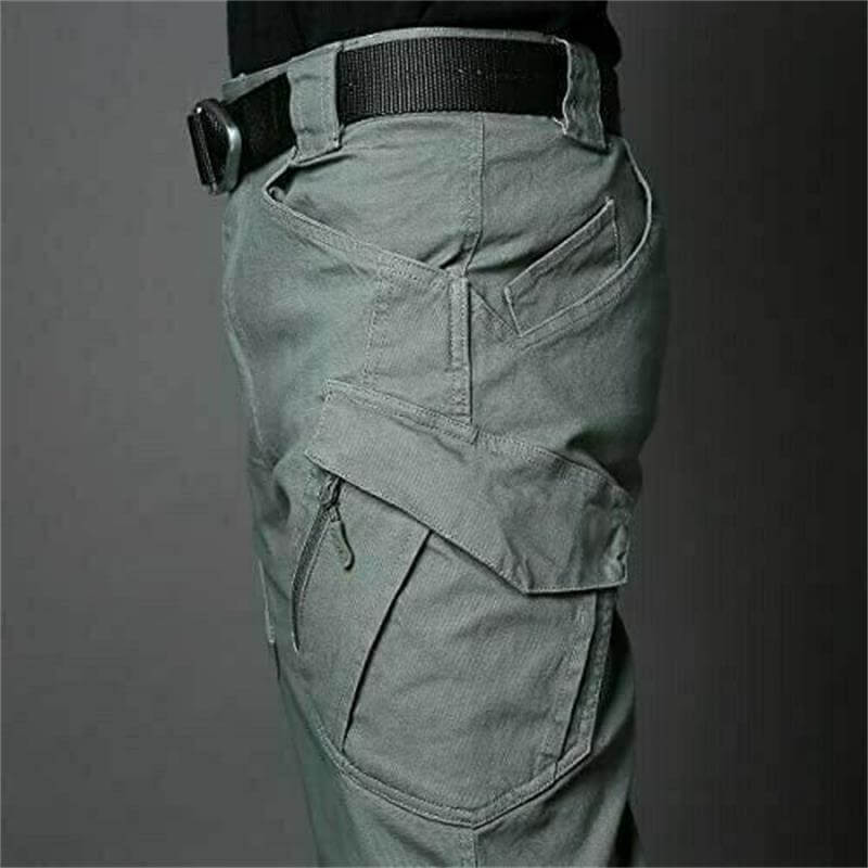 Taktische Herrenhose mit Mehrzweck-Taschen | Robuste Outdoor- & Arbeits-Hose