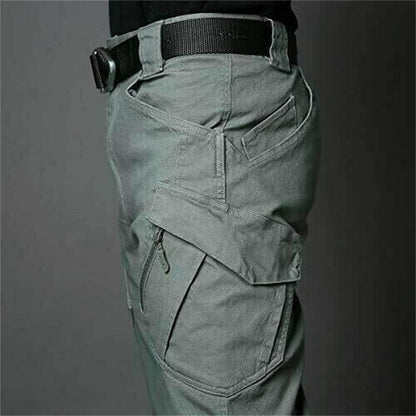 Taktische Herrenhose mit Mehrzweck-Taschen | Robuste Outdoor- & Arbeits-Hose