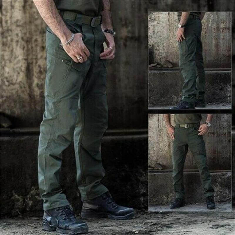 Taktische Herrenhose mit Mehrzweck-Taschen | Robuste Outdoor- & Arbeits-Hose