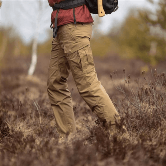Taktische Herrenhose mit Mehrzweck-Taschen | Robuste Outdoor- & Arbeits-Hose