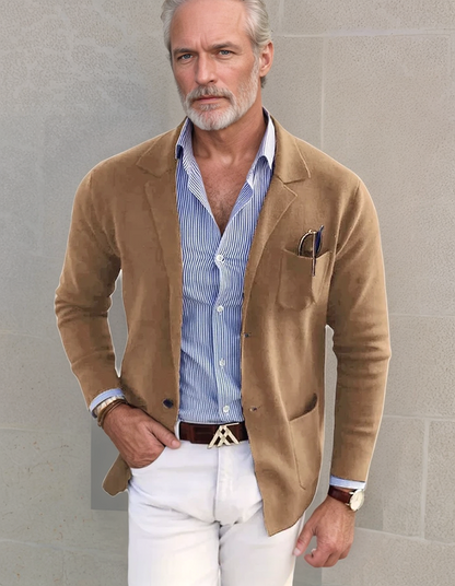 Leinenblazer mit Reverskragen – Modern, Leicht & Vielseitig