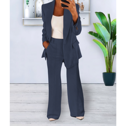 Eleganter Hosenanzug mit Blazer und Stoffhose – Modern, Strukturiert & Vielseitig