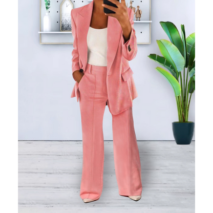 Eleganter Hosenanzug mit Blazer und Stoffhose – Modern, Strukturiert & Vielseitig