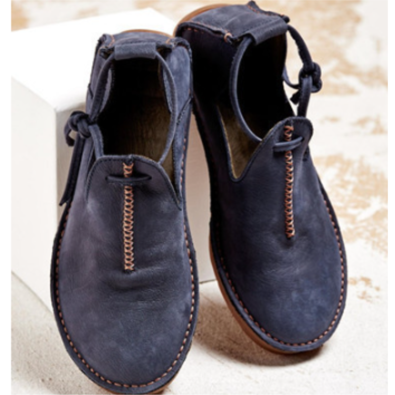 Meghan | Damen Slip-On Freizeitschuhe mit seitlicher Schnürung – Robuste & Stilvolle Alltagsschuhe