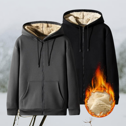 Herren Fleecejacke mit Teddyfutter | Warm & Gemütlich
