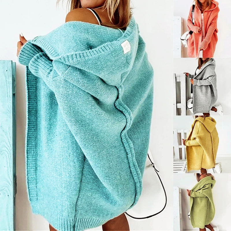 Damen-Strickcardigan mit Weicher Oversize-Silhouette | Kuschelig, Modern & Vielseitig für Jeden Tag
