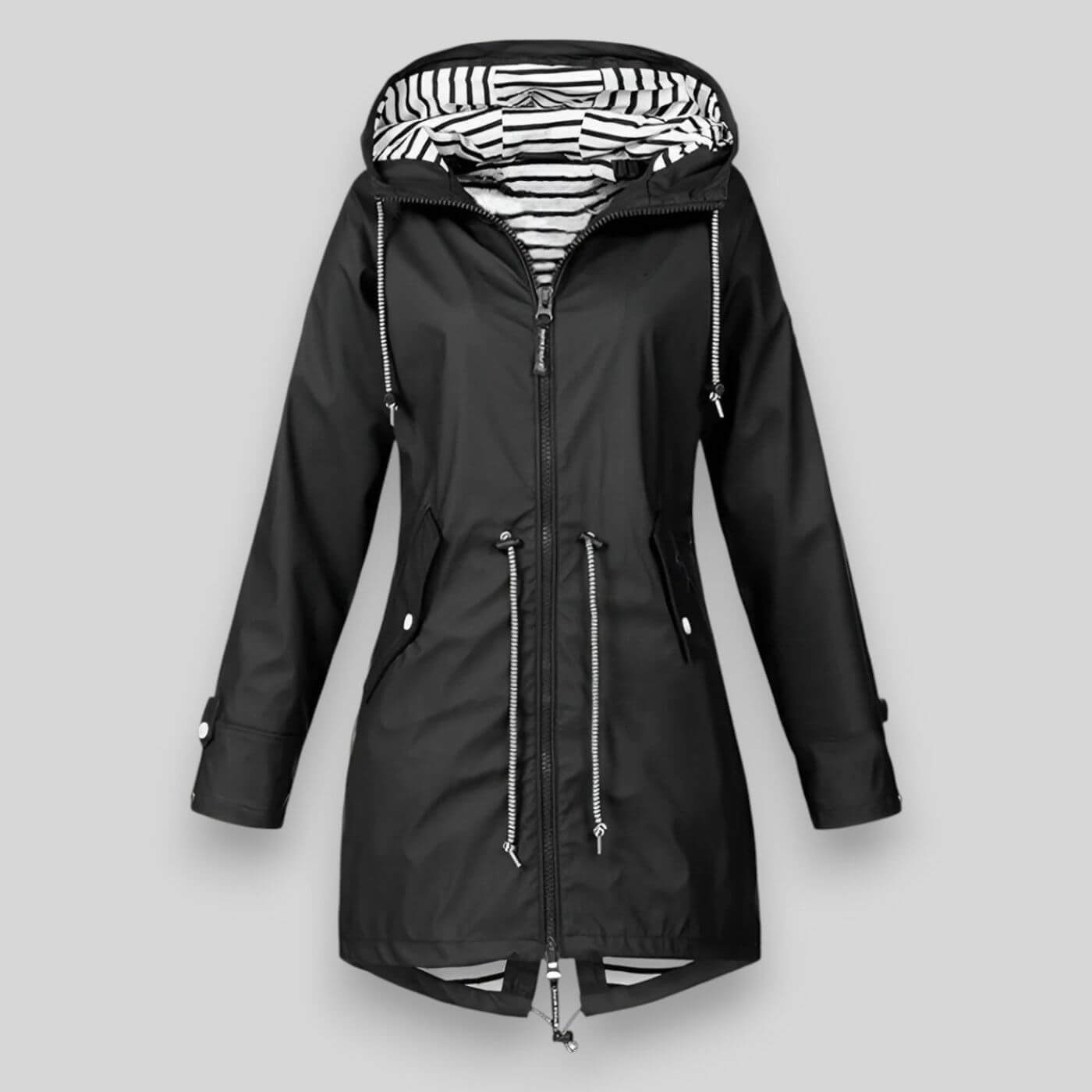 Leichte Damenregenjacke mit Kapuze | Schutz & Stil für Regentage