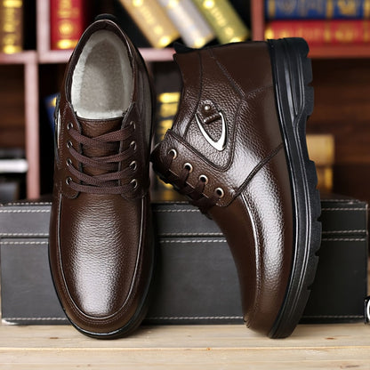 Ithiel | Herren Business Winterschuhe High-Top mit Schnürung & Gepolstertem Innenfutter