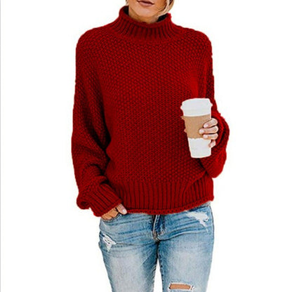 Grobstrick Rollkragenpullover Damen | Kuscheliger Komfort & Zeitloser Stil