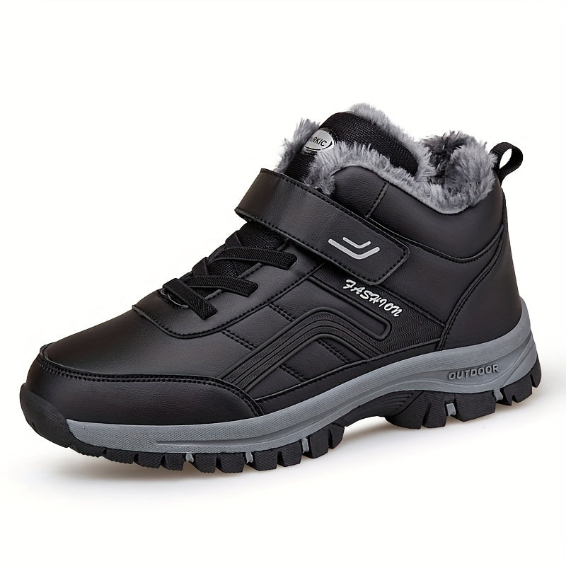 Zayden | Herren Winterstiefel im Sneaker-Stil mit Warmfutter, Mittelhoher Schnitt & Schnürung
