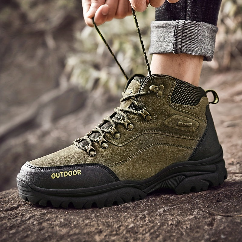 Farron | Herren Outdoor Wanderschuhe High-Cut mit Schnürung