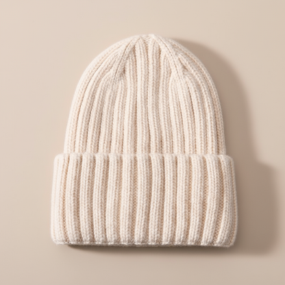 Gerippte Strickmütze Unisex | Stylisch warm durch Herbst & Winter