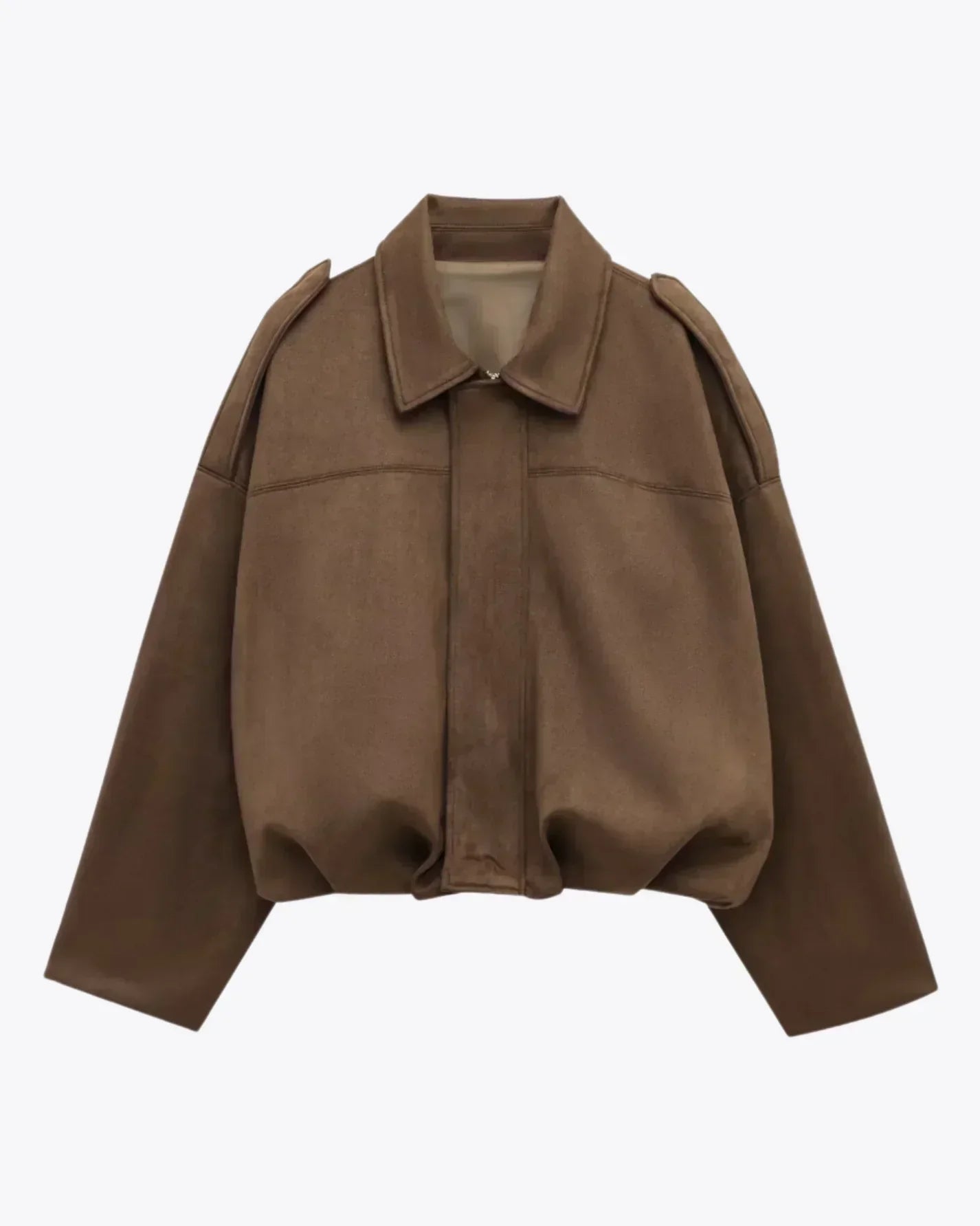 Oversized Velours Damenjacke | Luxuriöser Komfort & Lässiger Chic