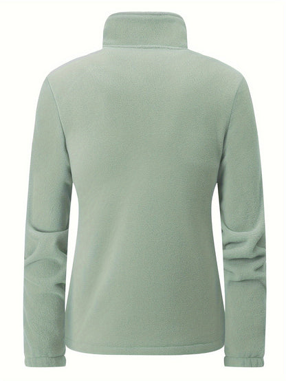 Fidelisse | Damen Softjacke mit Stehkragen | Zippbare Outdoor-Sportjacke für Freizeit & Bewegung