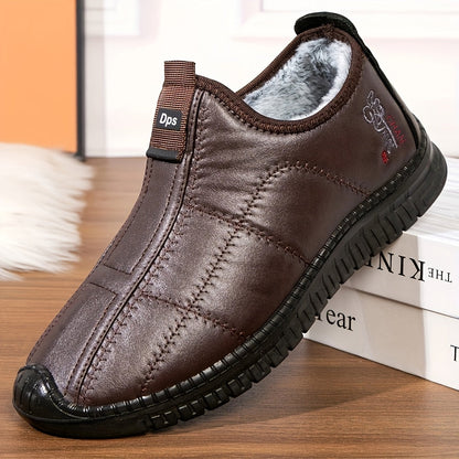 Eldric | Herren Slip-On Winterschuhe mit Warm Gefüttertem Innenfutter