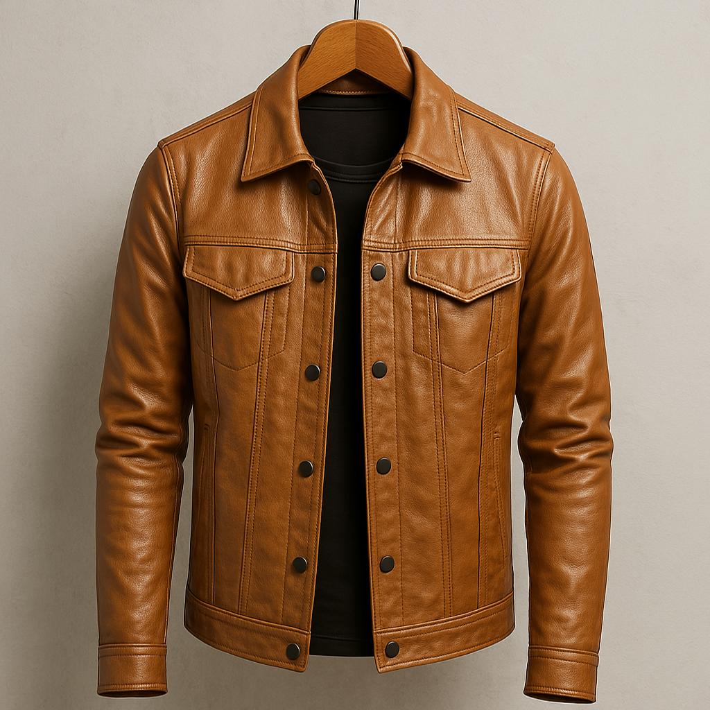 Herren Lederjacke | Klassischer Stil für Freizeit & urbane Looks
