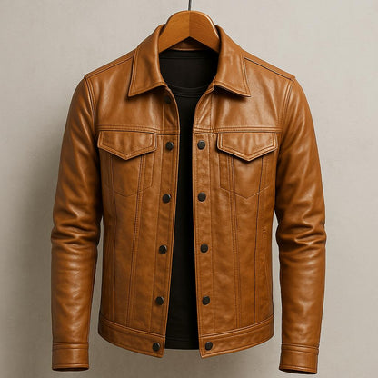 Herren Lederjacke | Klassischer Stil für Freizeit & urbane Looks