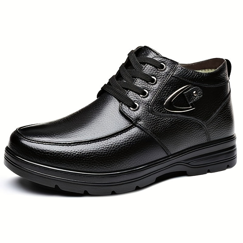 Ithiel | Herren Business Winterschuhe High-Top mit Schnürung & Gepolstertem Innenfutter