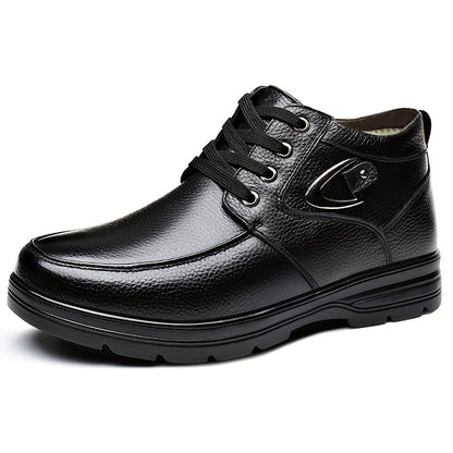 Ithiel | Herren Business Winterschuhe High-Top mit Schnürung & Gepolstertem Innenfutter