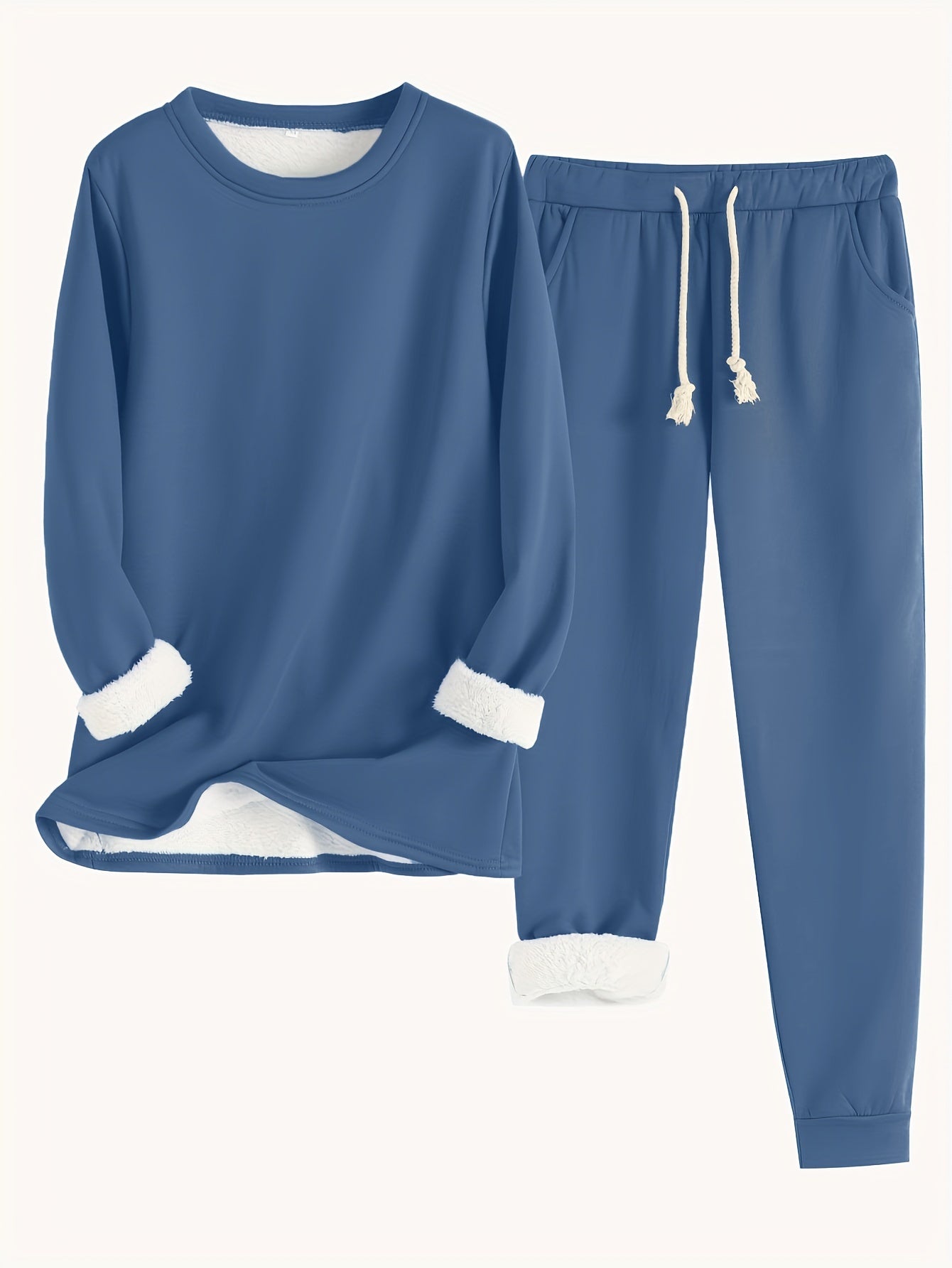 Kuscheliges Damen Lounge-Set mit Fleece | Warm & Relaxed
