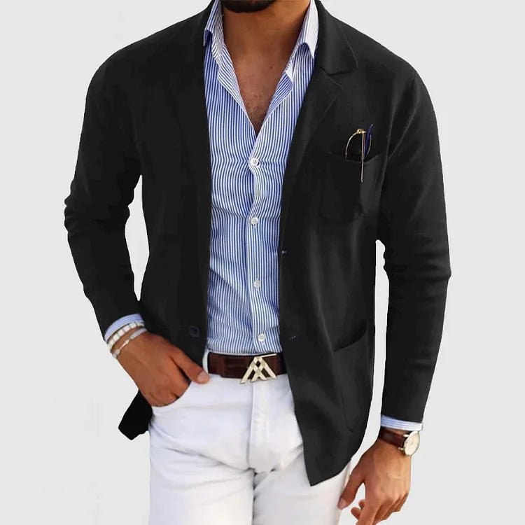 Leinenblazer mit Reverskragen – Modern, Leicht & Vielseitig