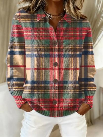 Damen Flanellbluse | Warme Karobluse aus weichem Flanell für die kühle Jahreszeit