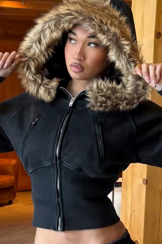 Flauschiger Hoodie Damen | Cozy & Streetstyle