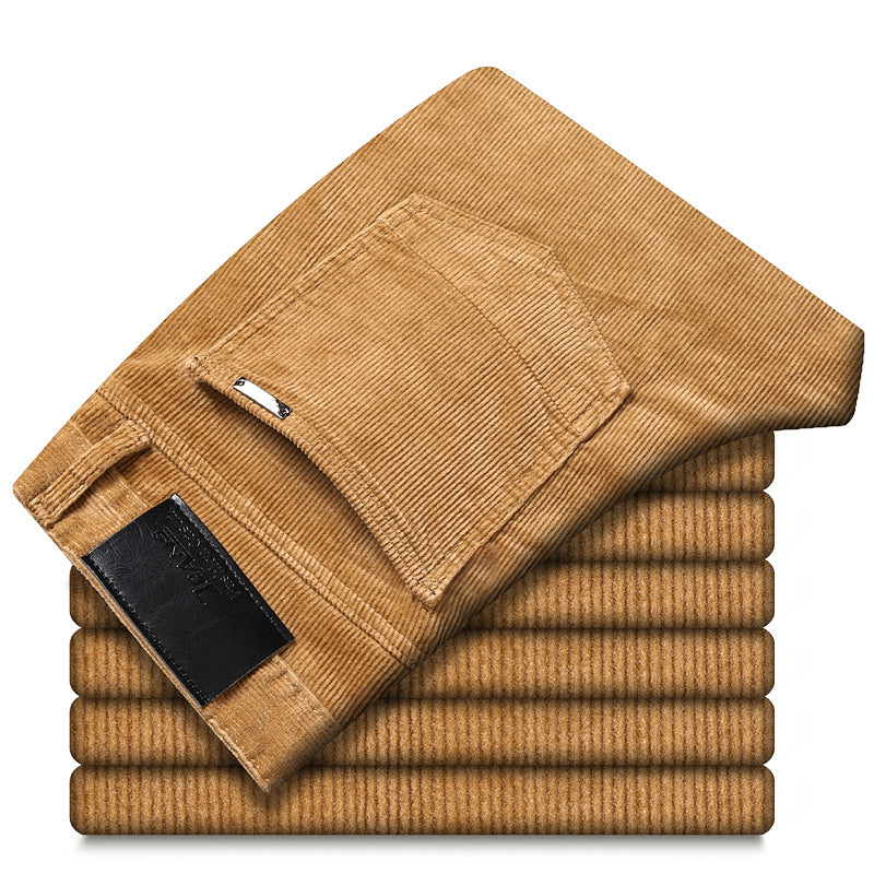 Herren Slim Fit Cordhose | Elegante Cordhose für Büro & Freizeit