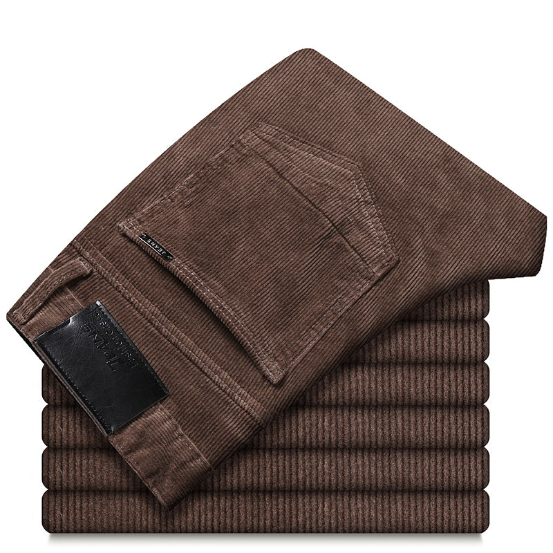 Herren Slim Fit Cordhose | Elegante Cordhose für Büro & Freizeit